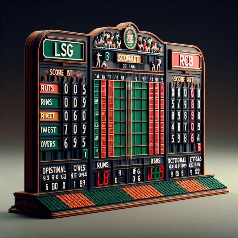 Lsg vs rcb score