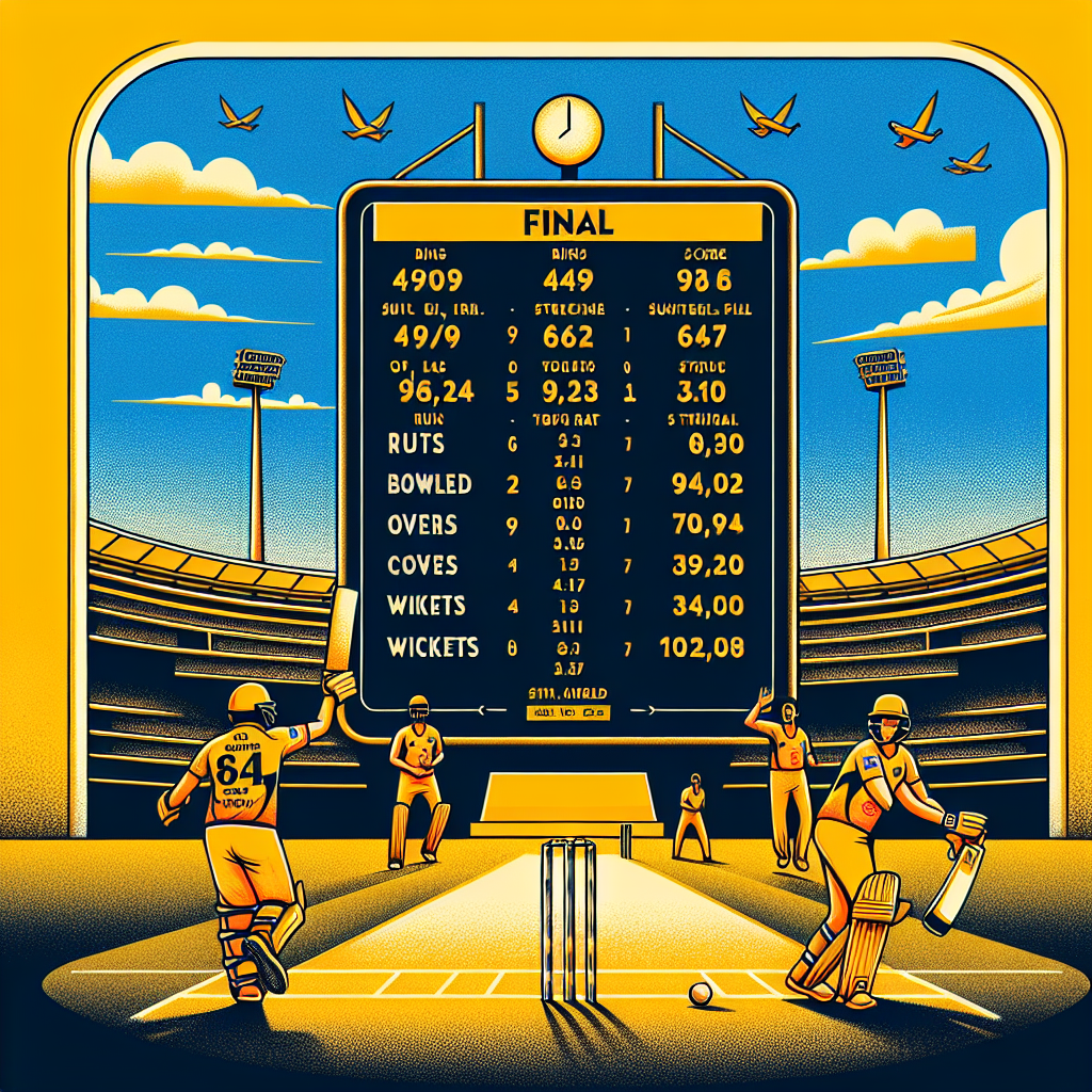 last match csk scorecard