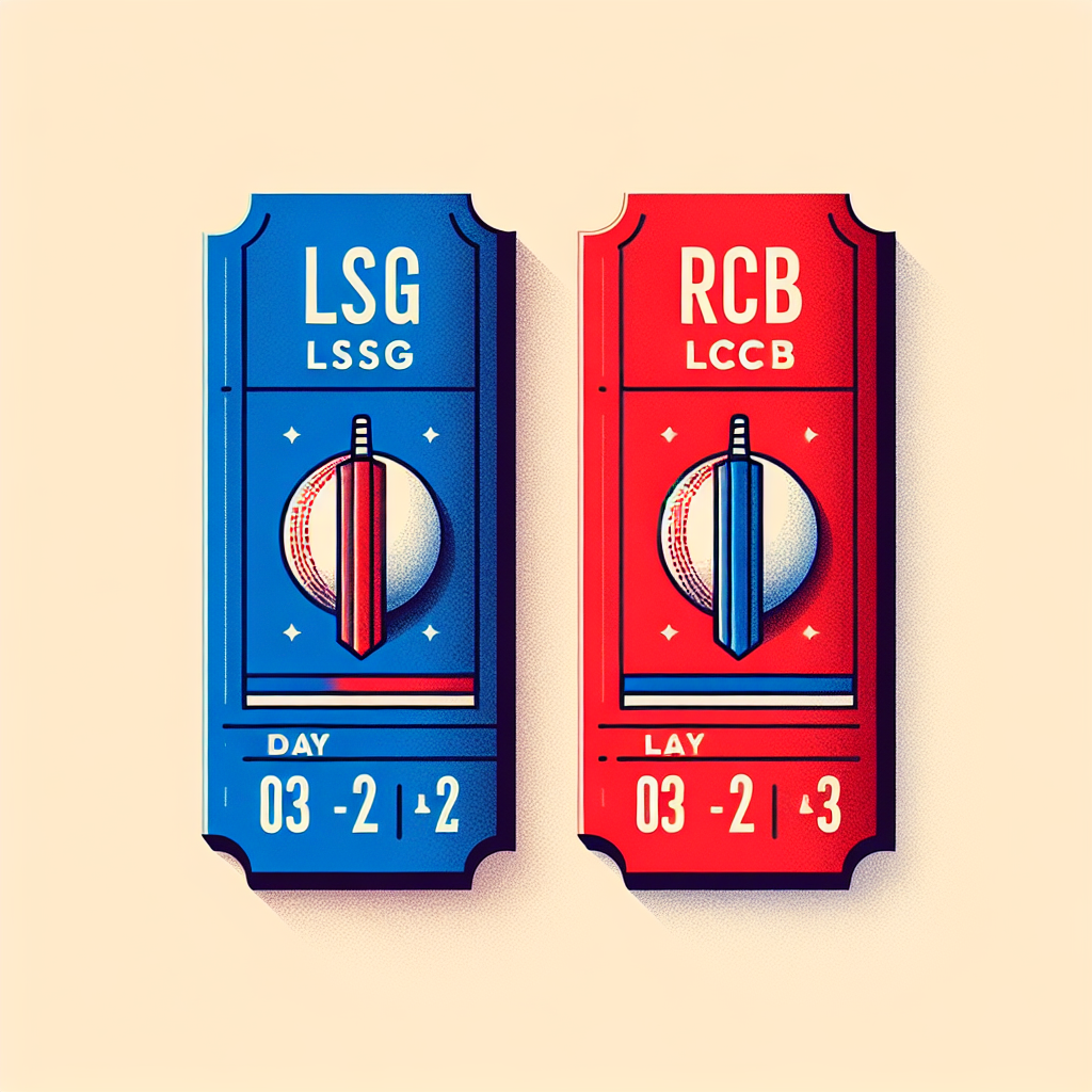 lsg vs rcb tickets