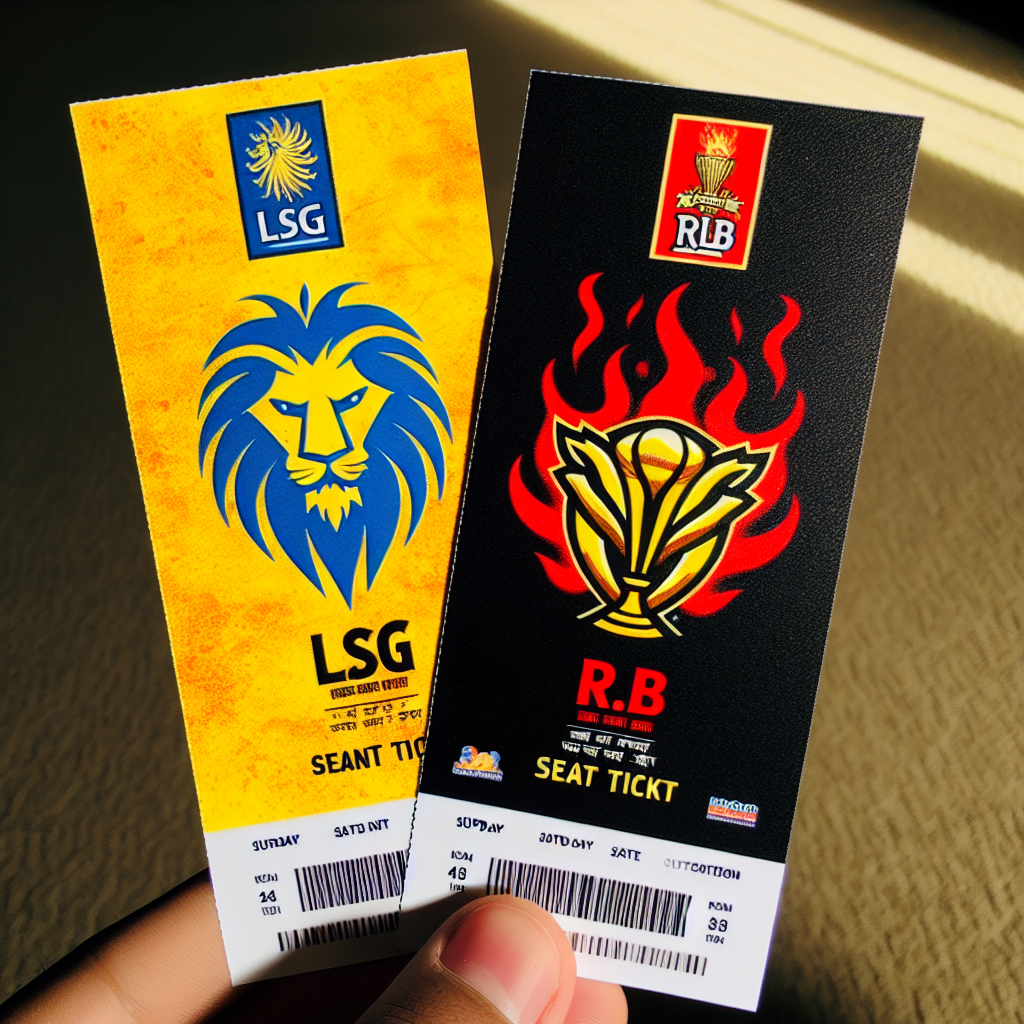 lsg vs rcb tickets