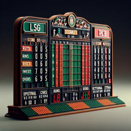 Lsg vs rcb score