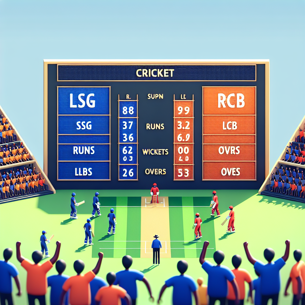 lsg vs rcb score